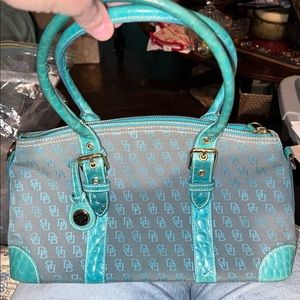 Dooney & Bourke Teal Colored Satchel